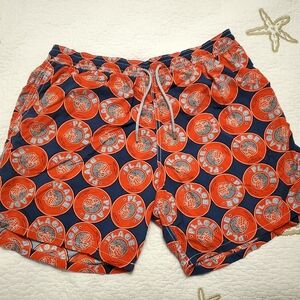 Vilebrequin‎ Navy and Orange Swim Trunks